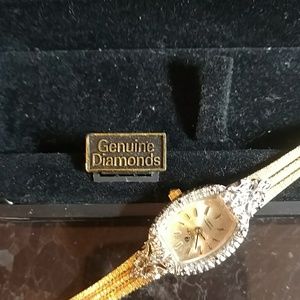 Croton Diamond Surround Wrist Watch